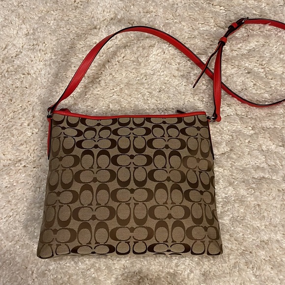 Coach Signature Cloth Crossbody - Picture 2 of 13